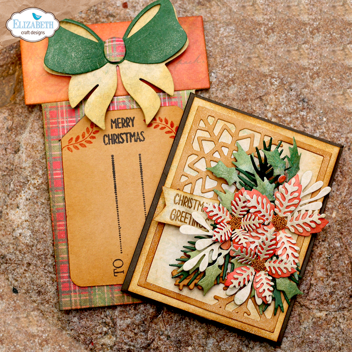 Elizabeth Craft - Dies - Festive Floral and Foliage by Paper Flowers