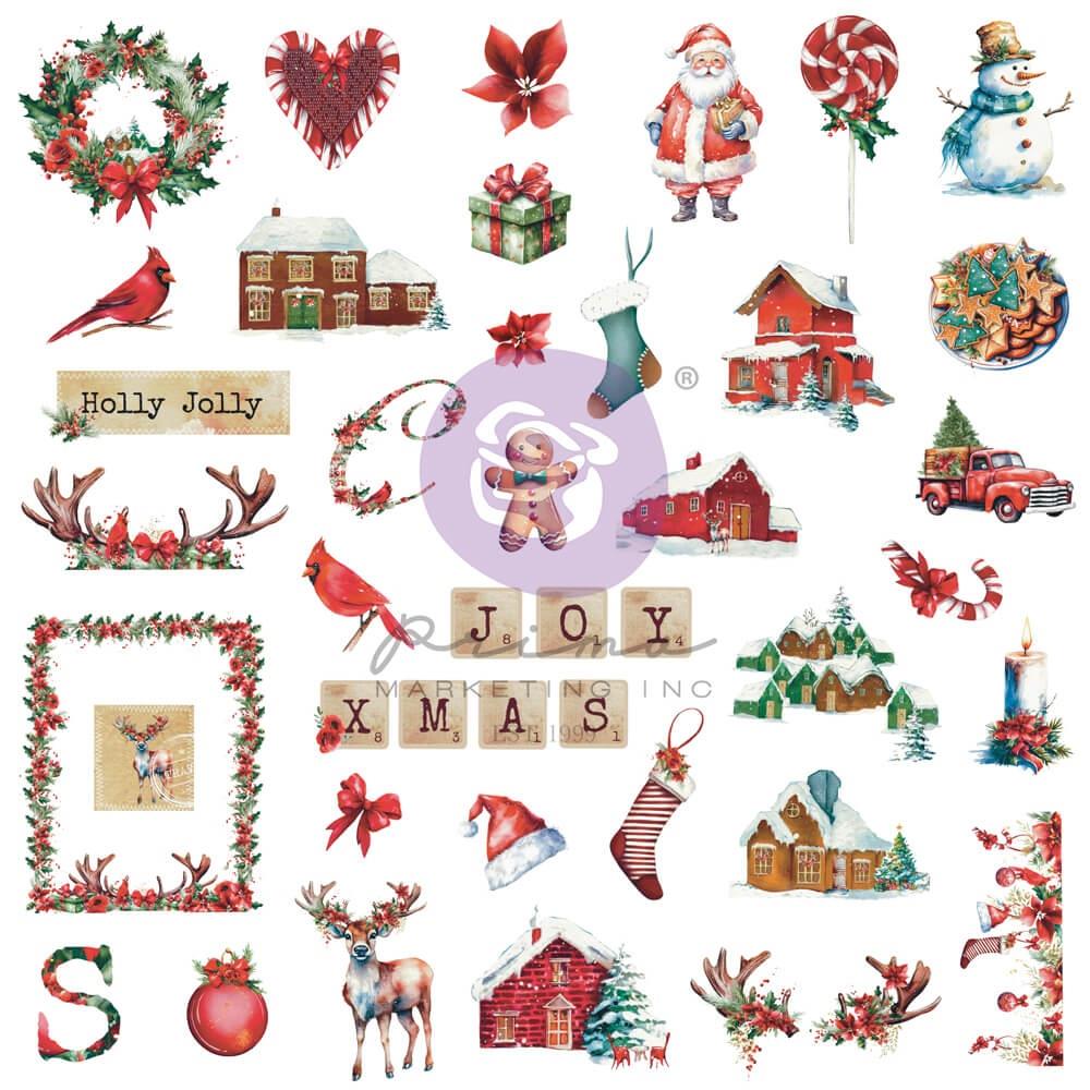 Prima - From the north pole - Ephemera 1 - Die Cuts