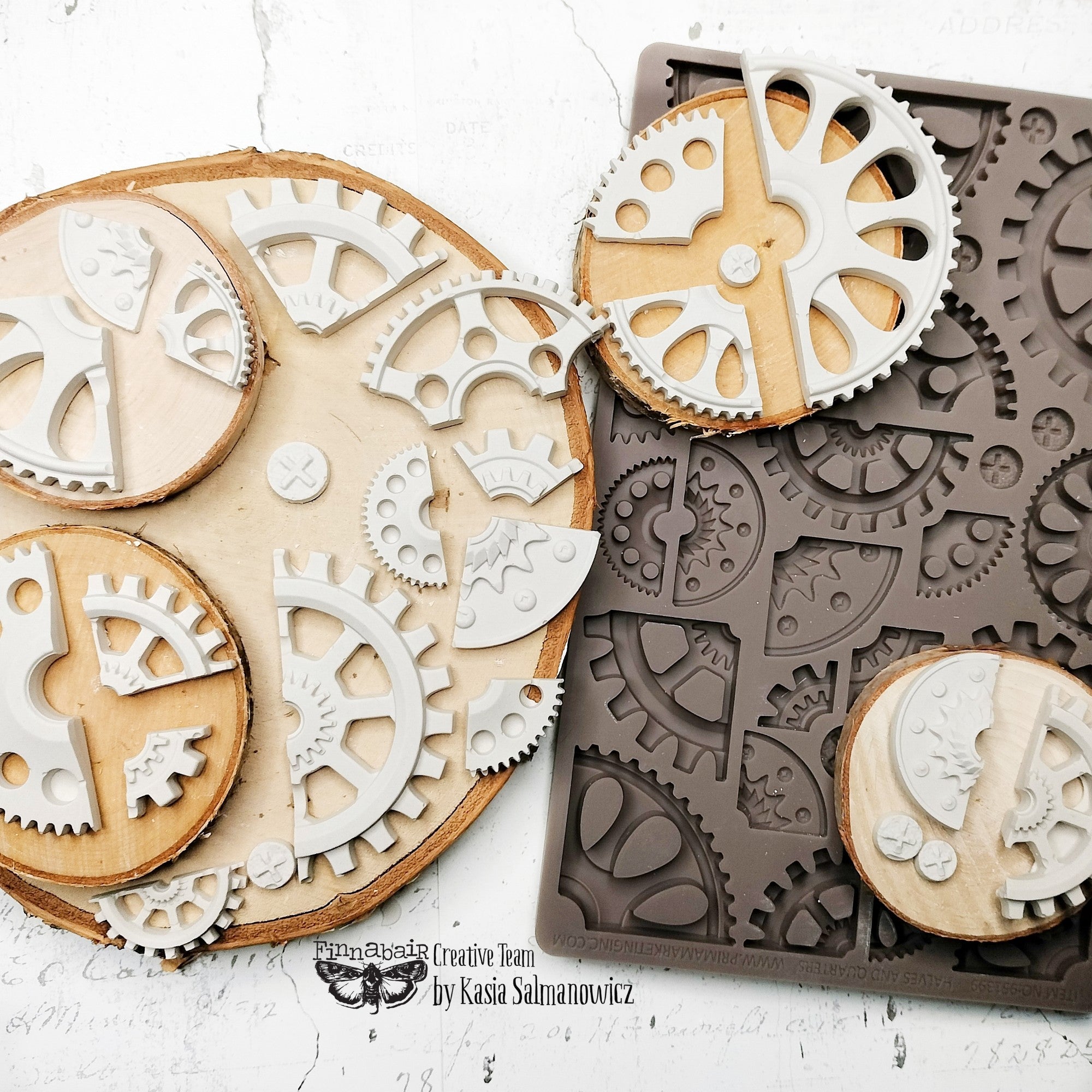 Prima - Finnabair Decor Mould - Halves And Quarters