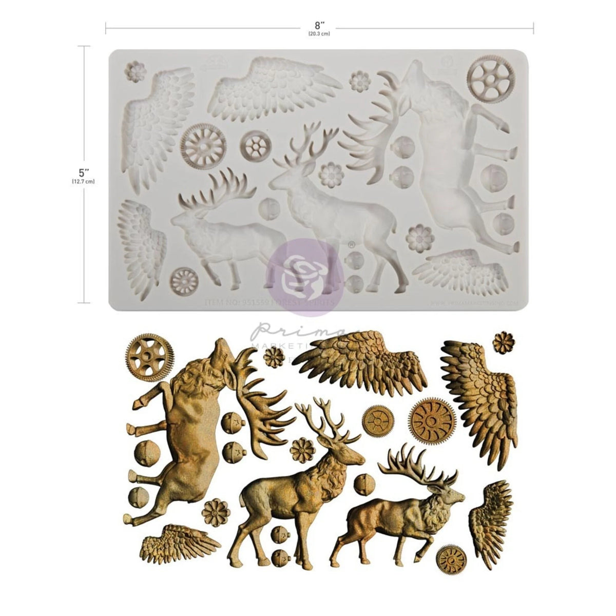Prima - Finnabair Decor Mould - Forest Spirits