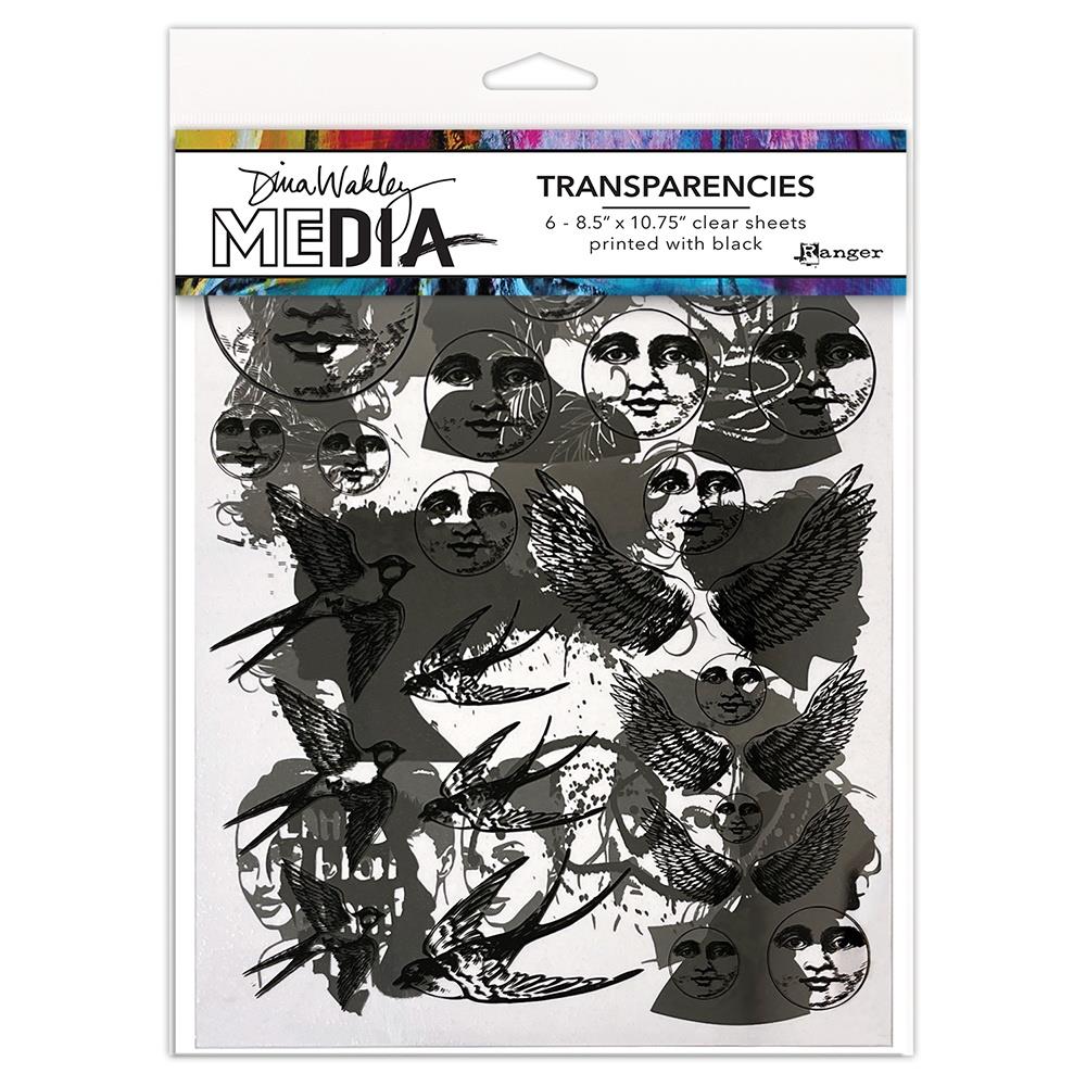 Dina Wakley Media - Transparencies  - Focals set 2