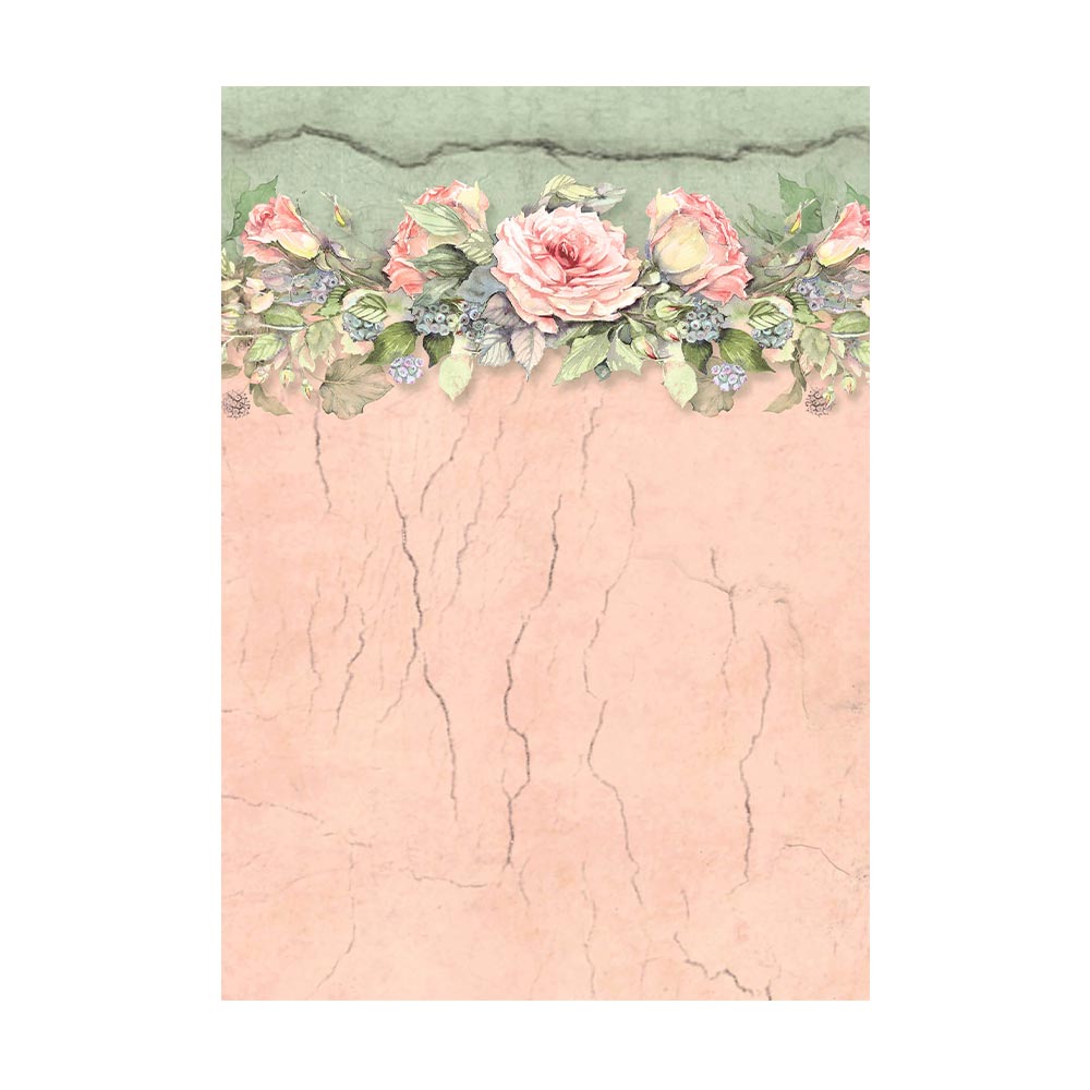 Stamperia - House of Roses - Rice Paper Backgrounds - Rice Paper A6