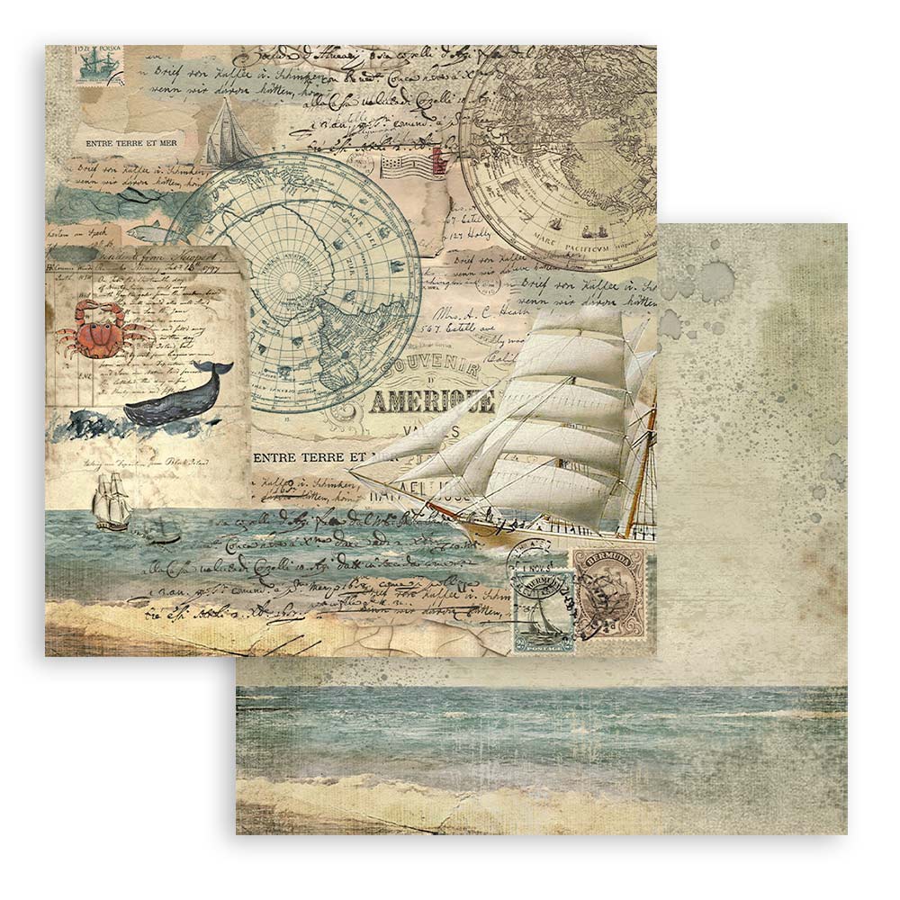 Stamperia - Around the world - Paper Pad - 12 x 12"