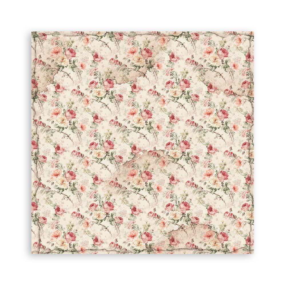 Stamperia  - House of Roses - Paper Pad 8 x 8" (10ark)