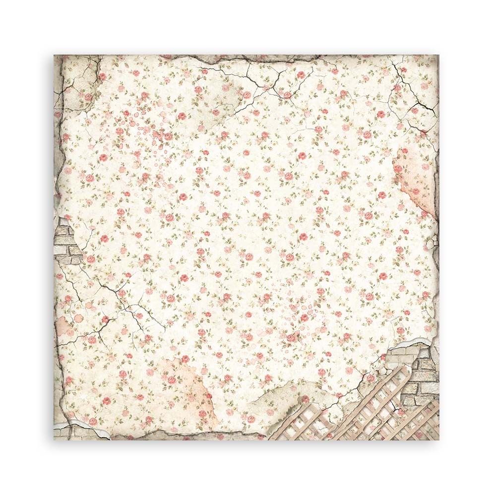 Stamperia  - House of Roses - Paper Pad 8 x 8" (10ark)