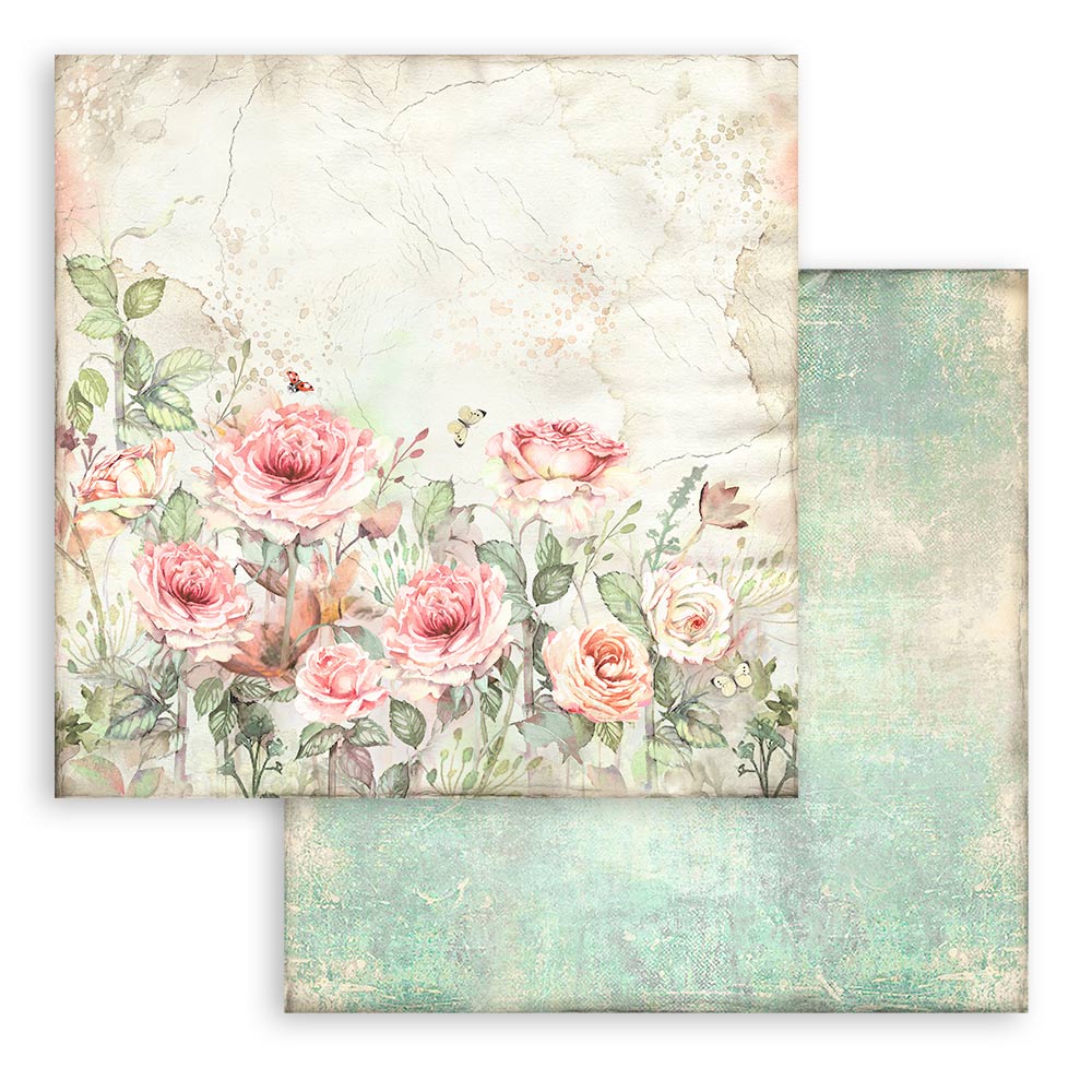 Stamperia  - House of Roses - Paper Pad 8 x 8" (10ark)