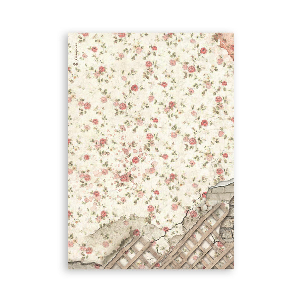 Stamperia - House of Roses - Washi Pad A5