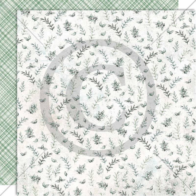 Papirdesign - Fryd og glede - Glimt av grønt - 12 x 12"