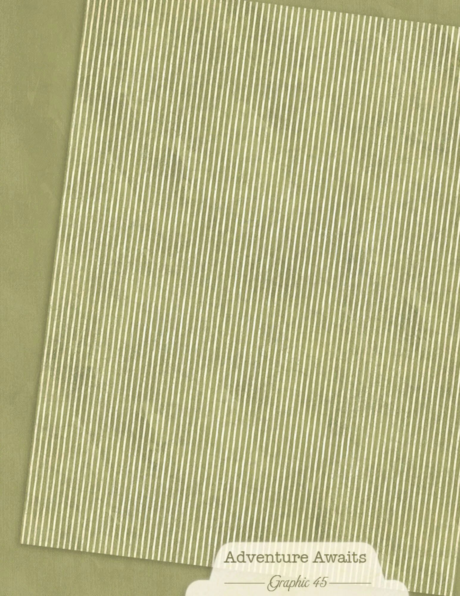 Graphic 45 -  Adventure Awaits - Patterns & Solids Paper Pad - 8,5 x 11"