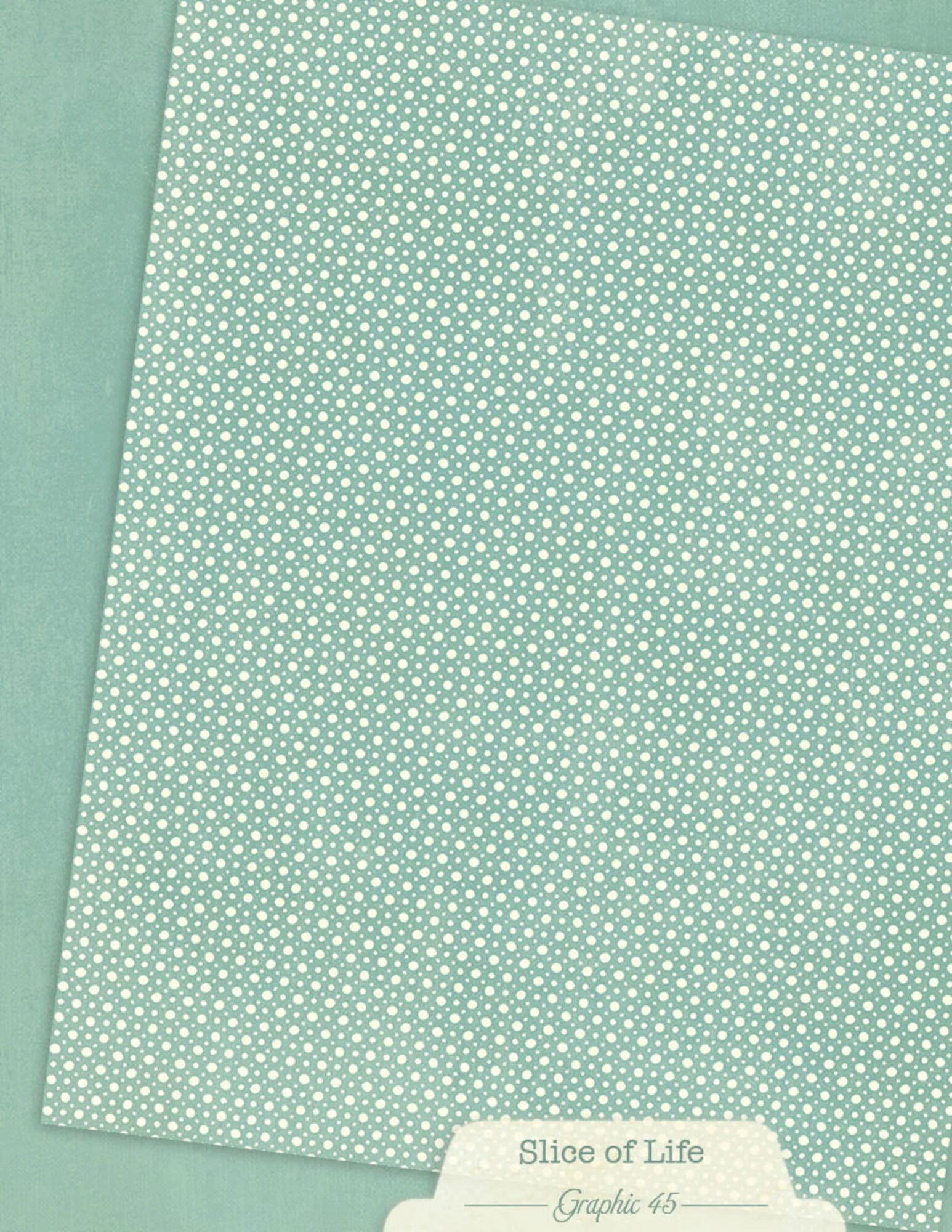 Graphic 45 -  Slice of Life - Patterns & Solids Paper Pad - 8,5 x 11"