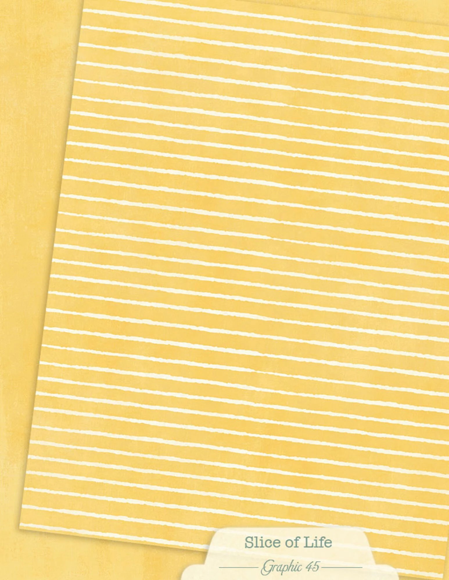 Graphic 45 -  Slice of Life - Patterns & Solids Paper Pad - 8,5 x 11"