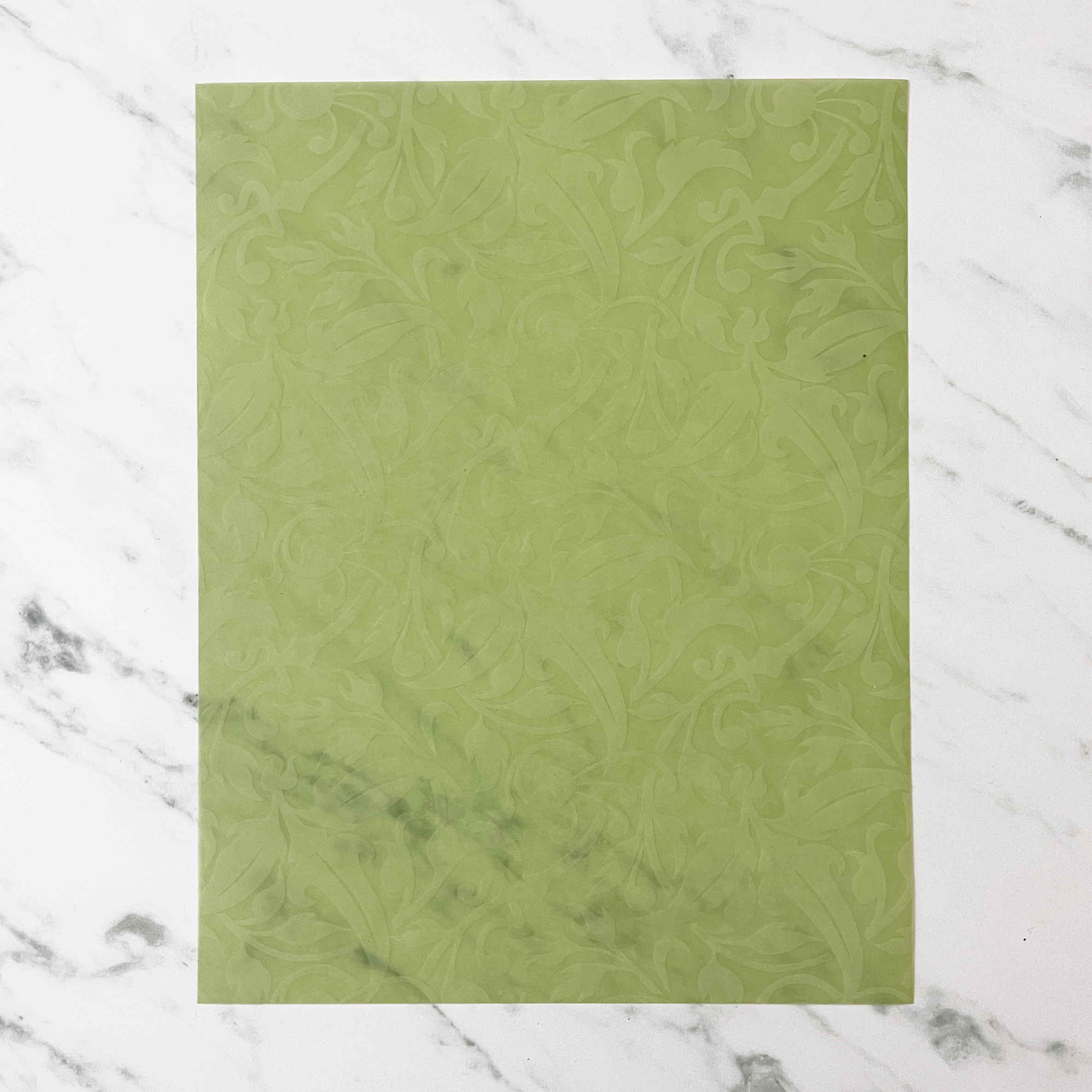 Vellum  - Swirly green  - lettersize - 110 g