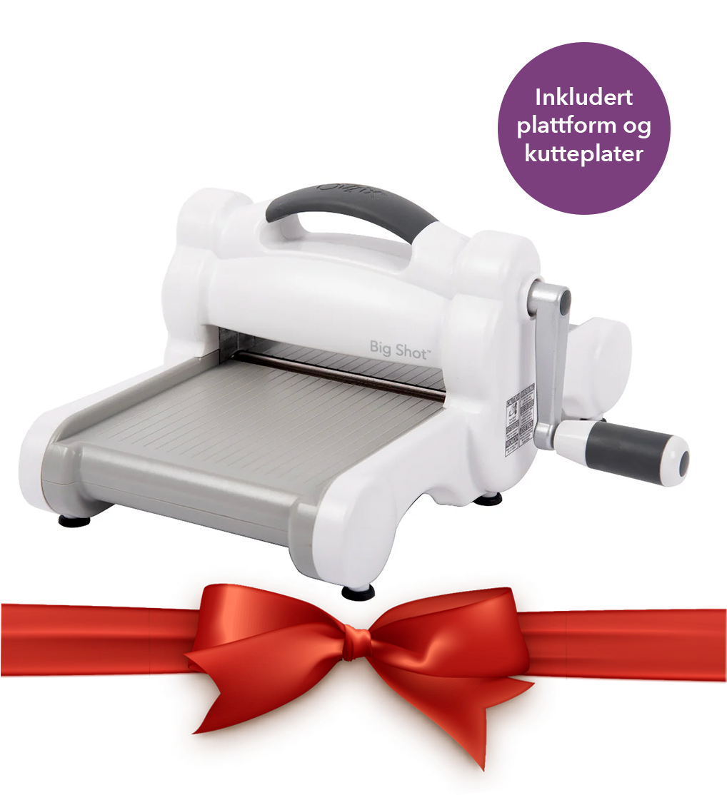 Julepakke - Sizzix - Big Shot Machine - Grey and White