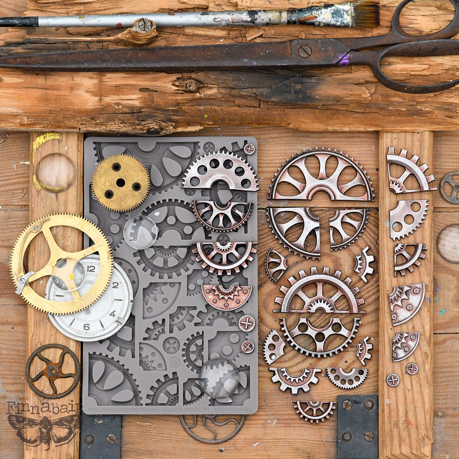 Prima - Finnabair Decor Mould - Halves And Quarters