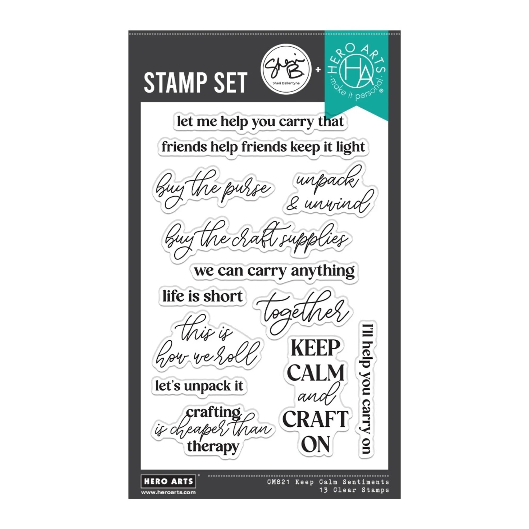 Hero Arts - Clear Stamp - We all have baggage