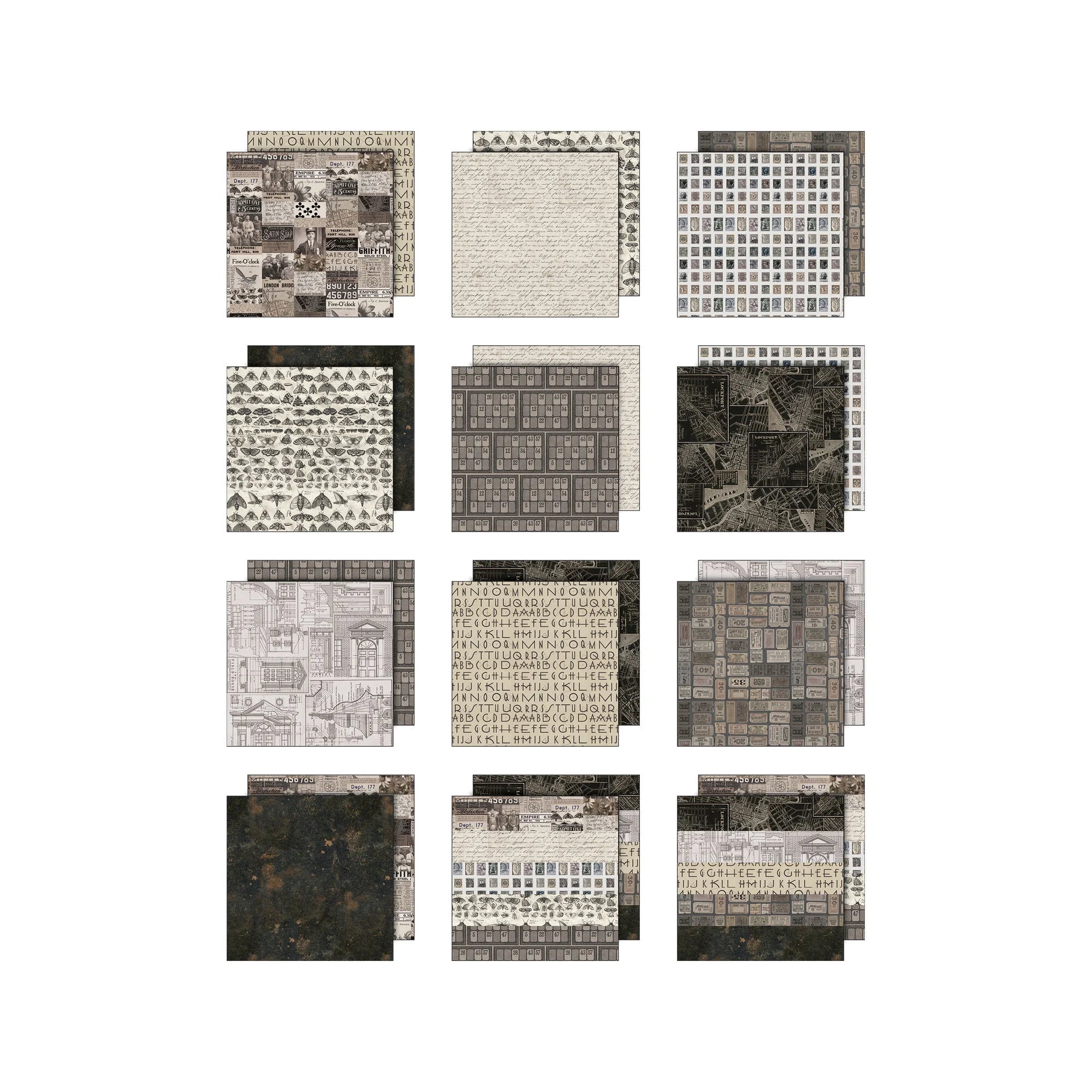 Tim Holtz - Idea-ology - Palette Collection - 8 x 8 " - Charcoal