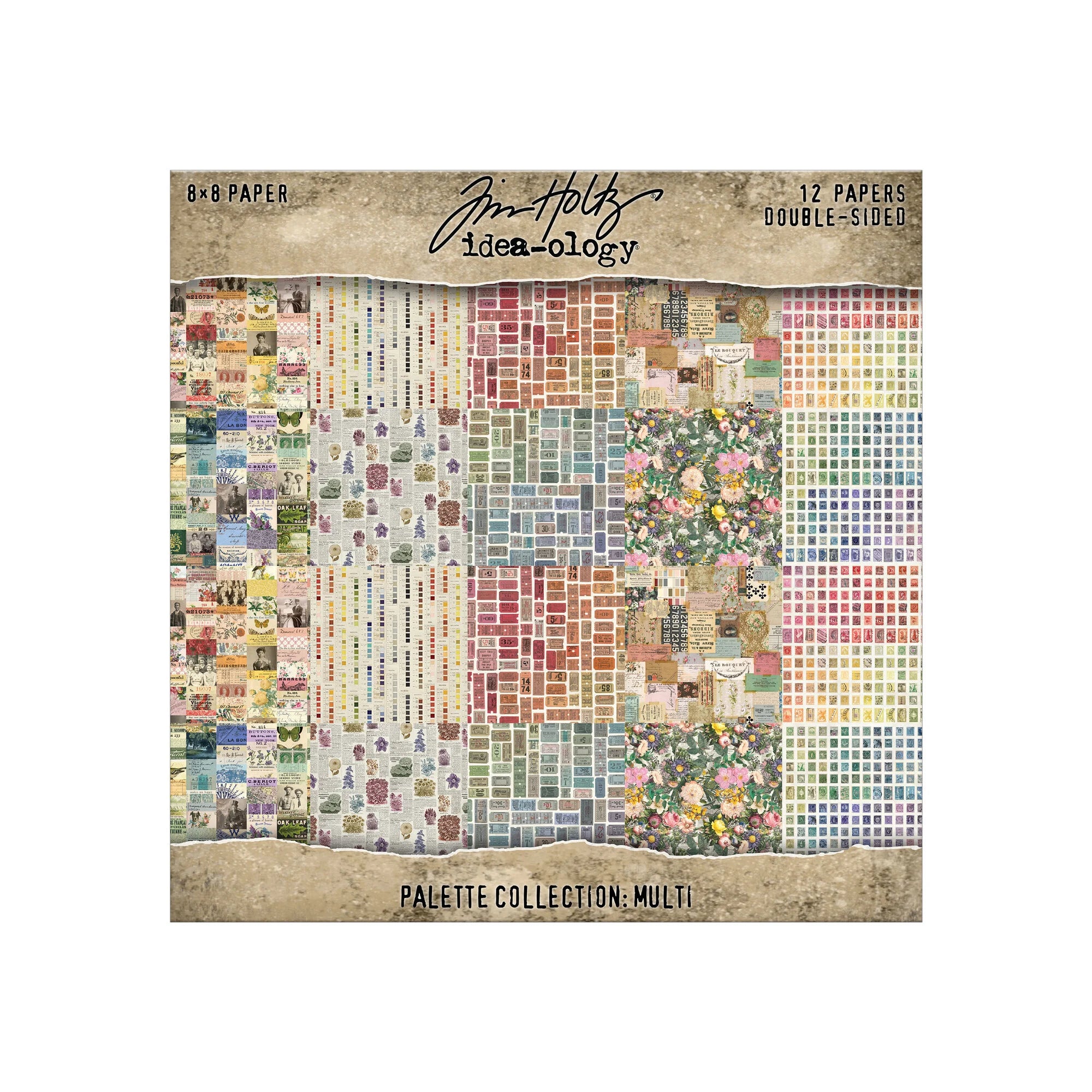 Tim Holtz - Idea-ology - Palette Collection - 8 x 8 " - Multi