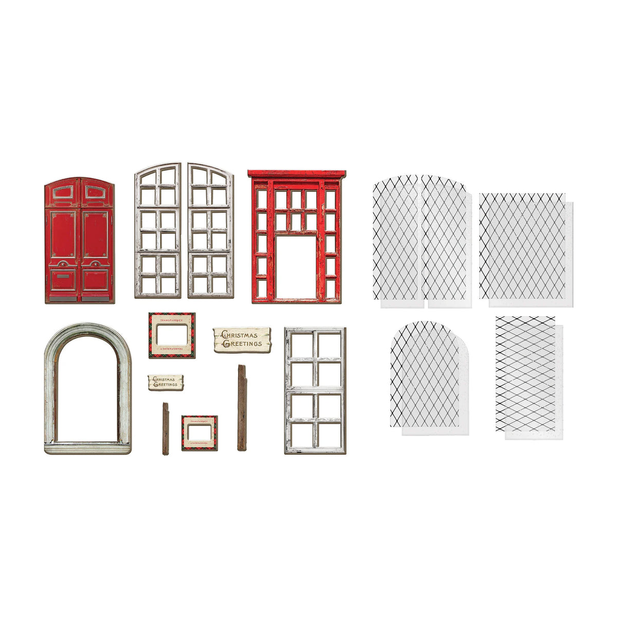 Tim Holtz - Idea-ology - Christmas Baseboards + Transparencies