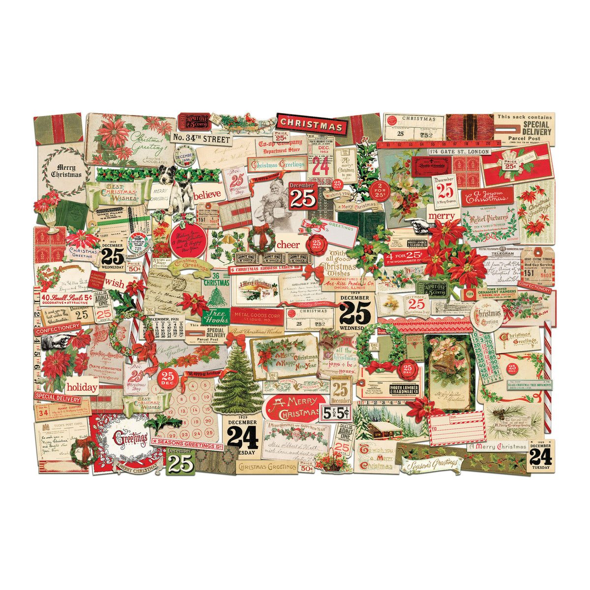Tim Holtz - Idea-ology - Christmas Ephemera Pack