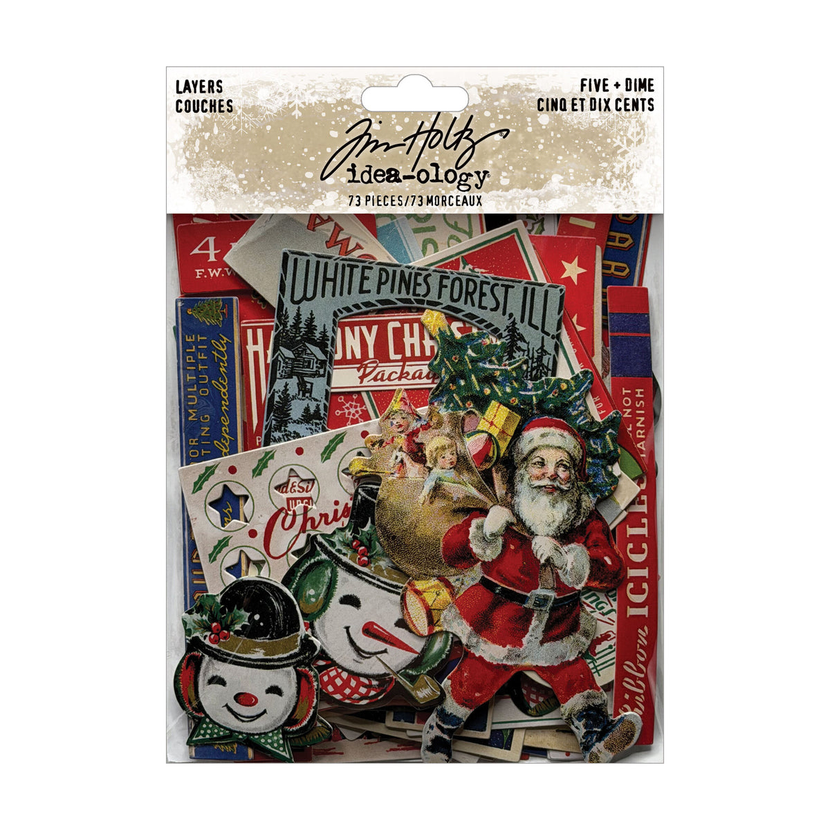 Tim Holtz - Idea-ology - Christmas Layers Five & Dime