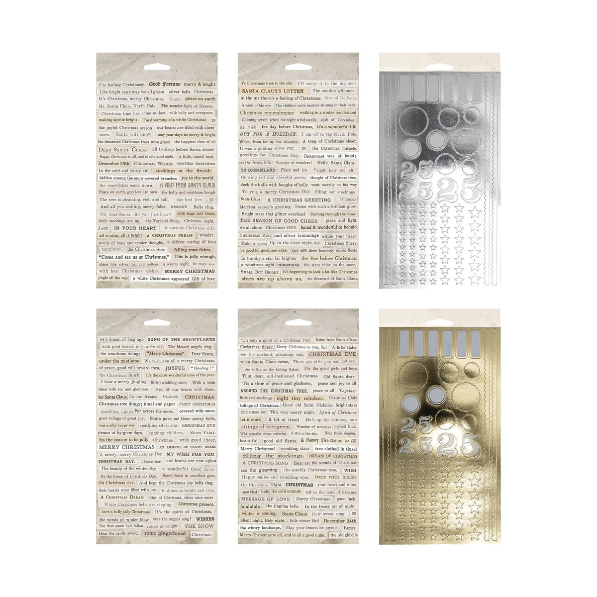 Tim Holtz - Idea-ology - Christmas Sticker Book Traditional