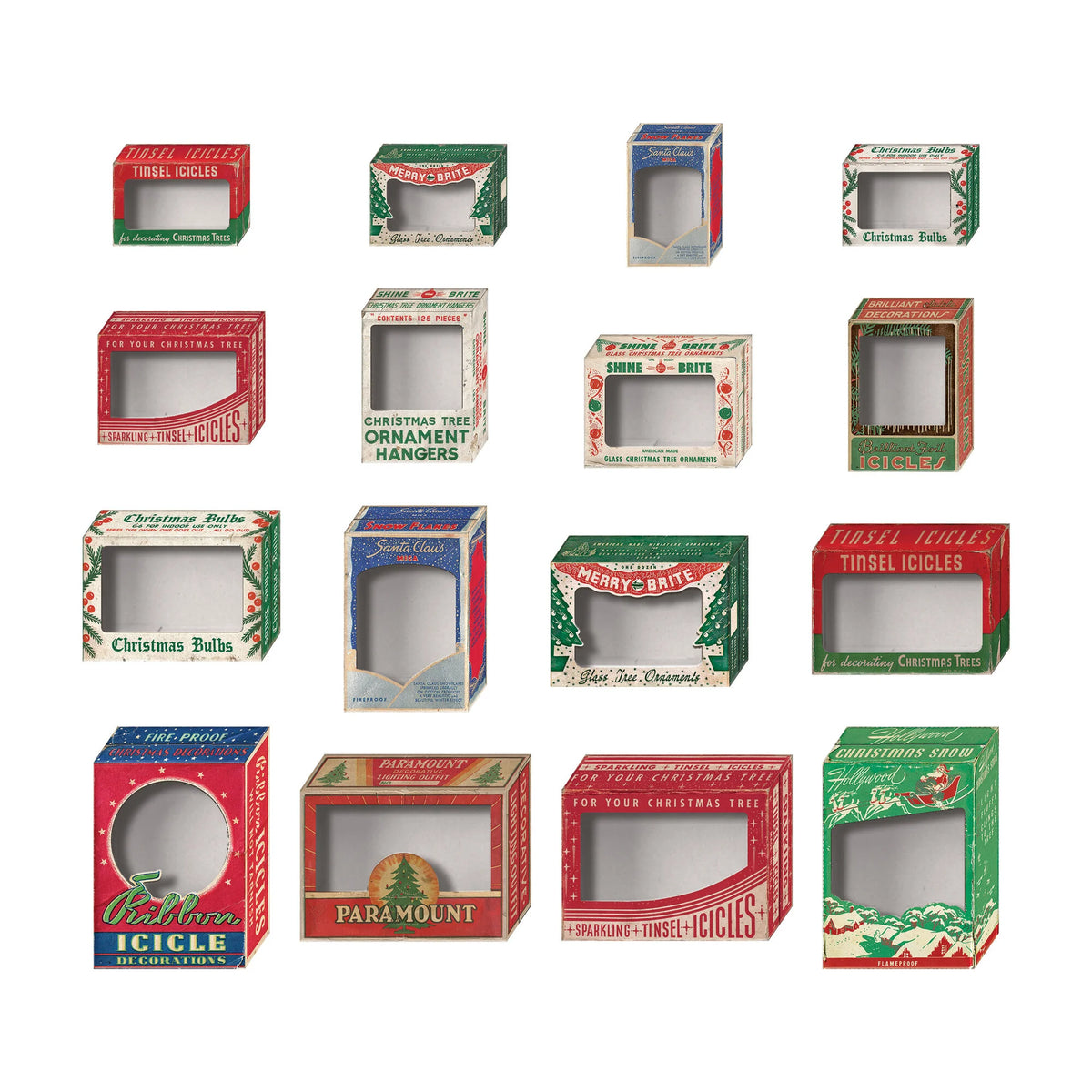 Tim Holtz - Ideaology - Christmas Window Boxes