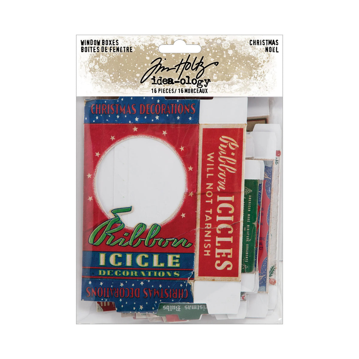 Tim Holtz - Ideaology - Christmas Window Boxes