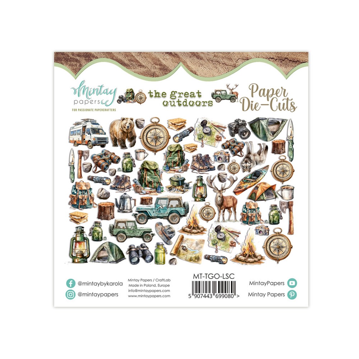 Mintay Papers - The Great Outdoors - Ephemera - die cuts