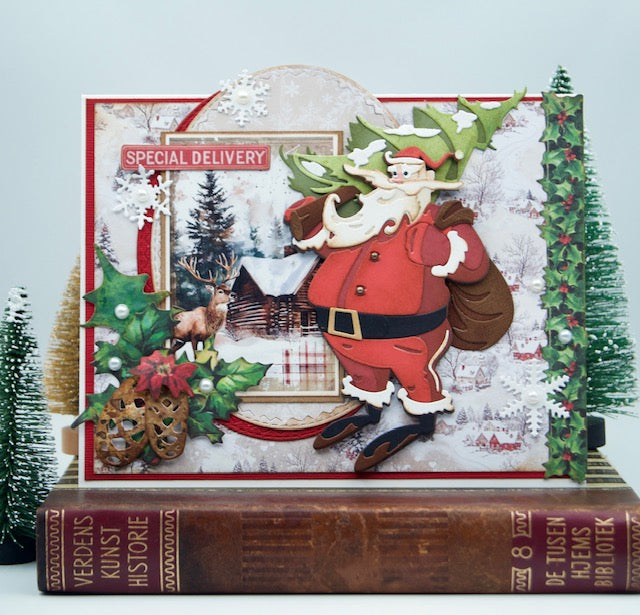 Bikuben Hobby  - Klippeark  A4 - Vinterklipp Rød