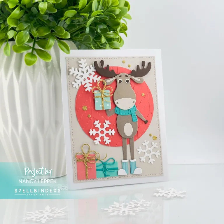Spellbinders - Dies - The Dancin' Christmas Collection - Dancin' Moose Klondike