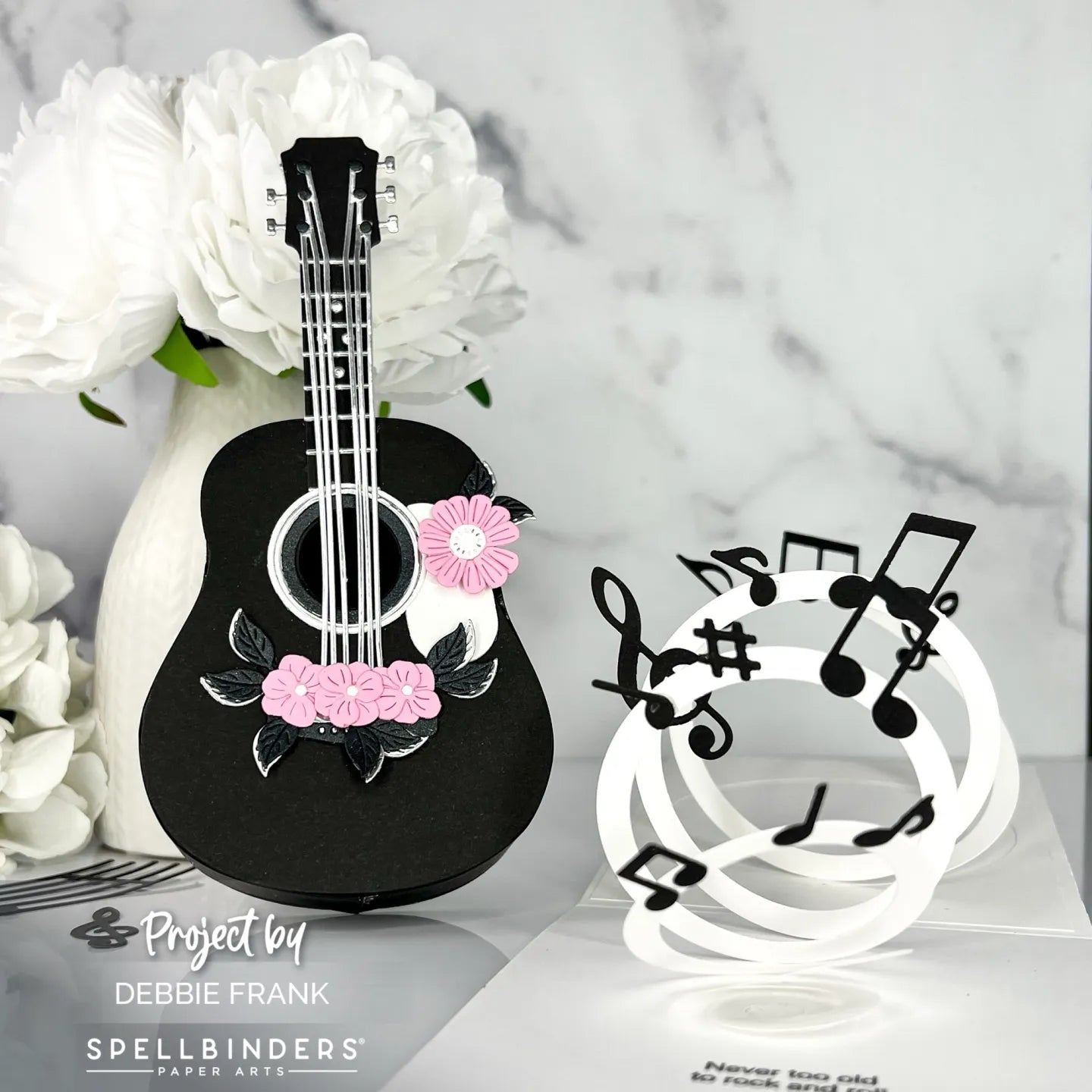 Spellbinders - Dies - Musical Notes & Stave Pop Up