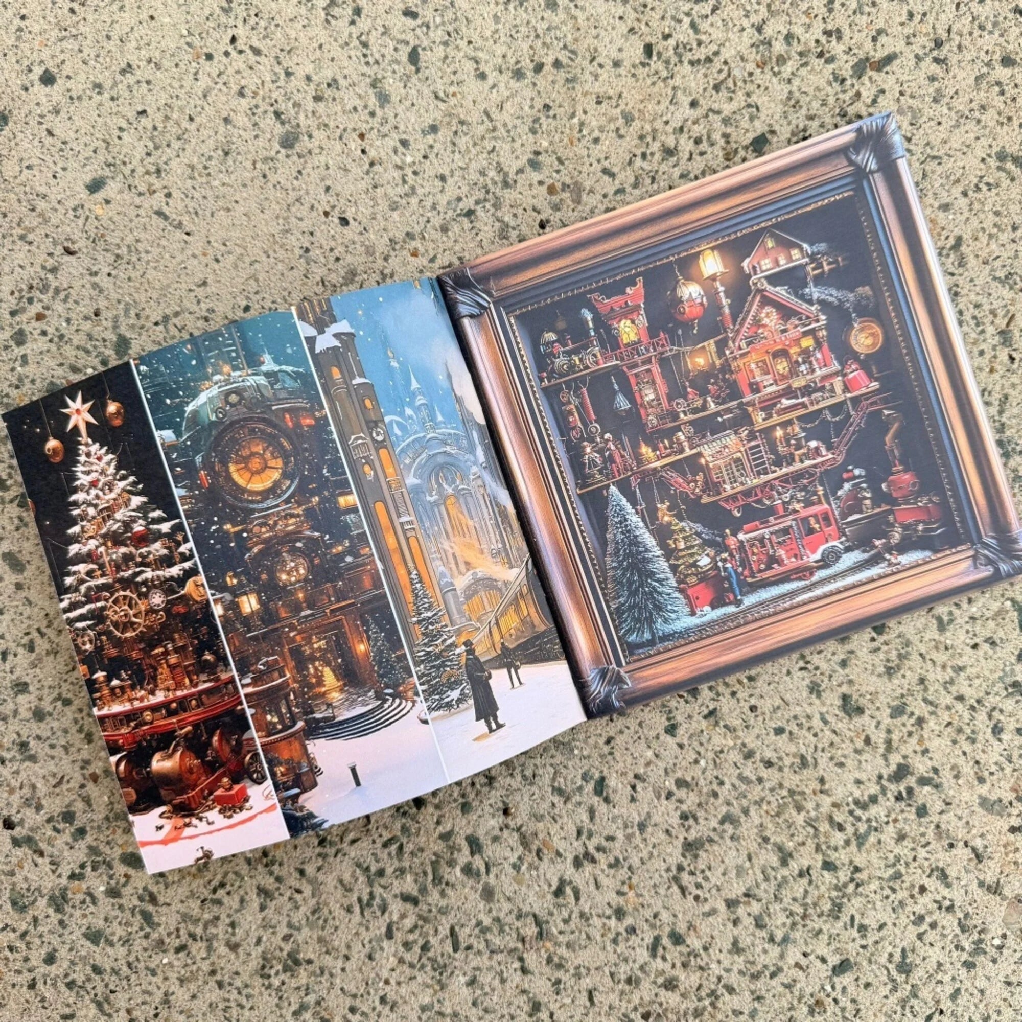 IndigoBlu - Steampunk Winterfest - 6x6 Inch Paper Book