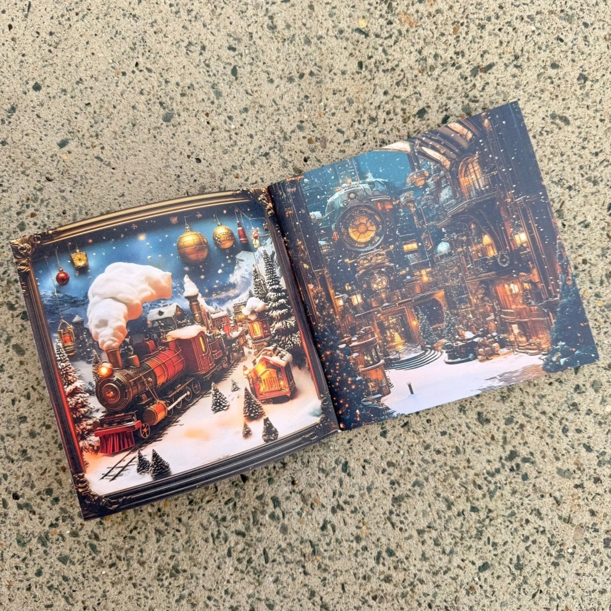 IndigoBlu - Steampunk Winterfest - 6x6 Inch Paper Book