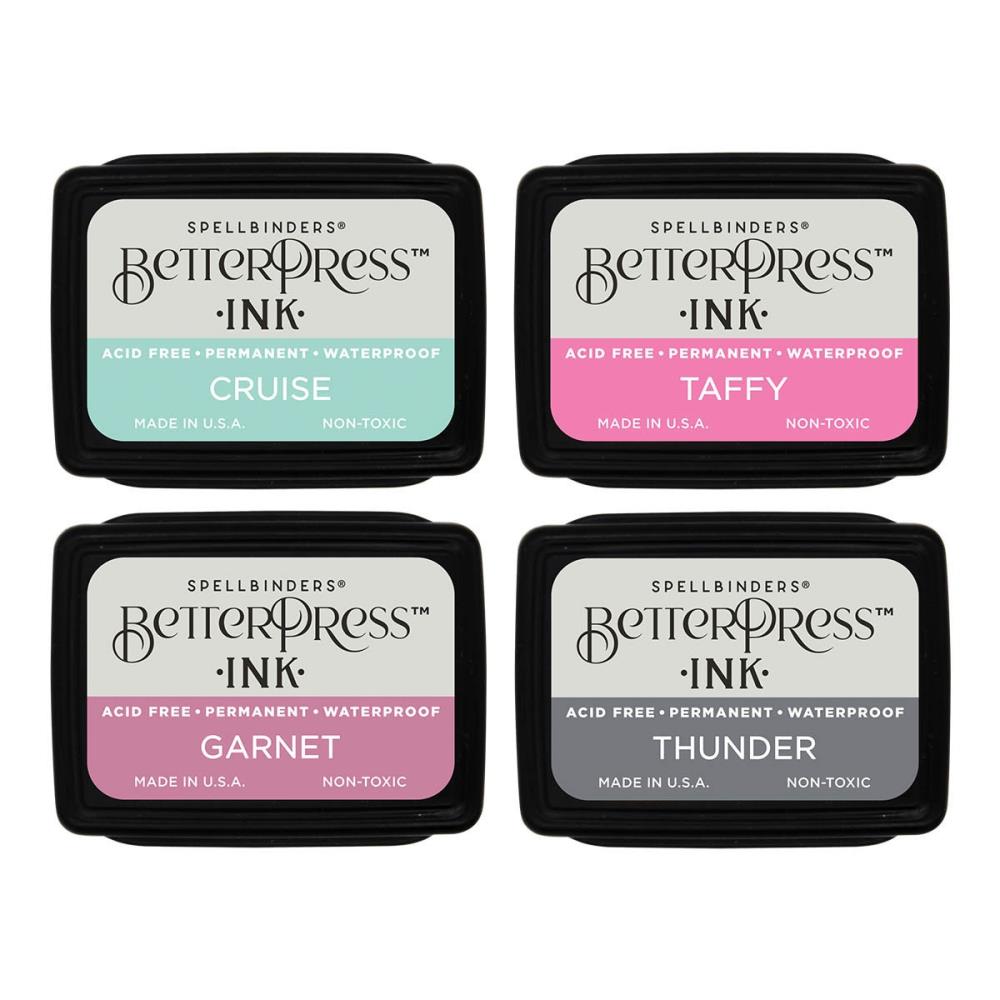 Spellbinders Betterpress Mini Ink Set - Jet Set