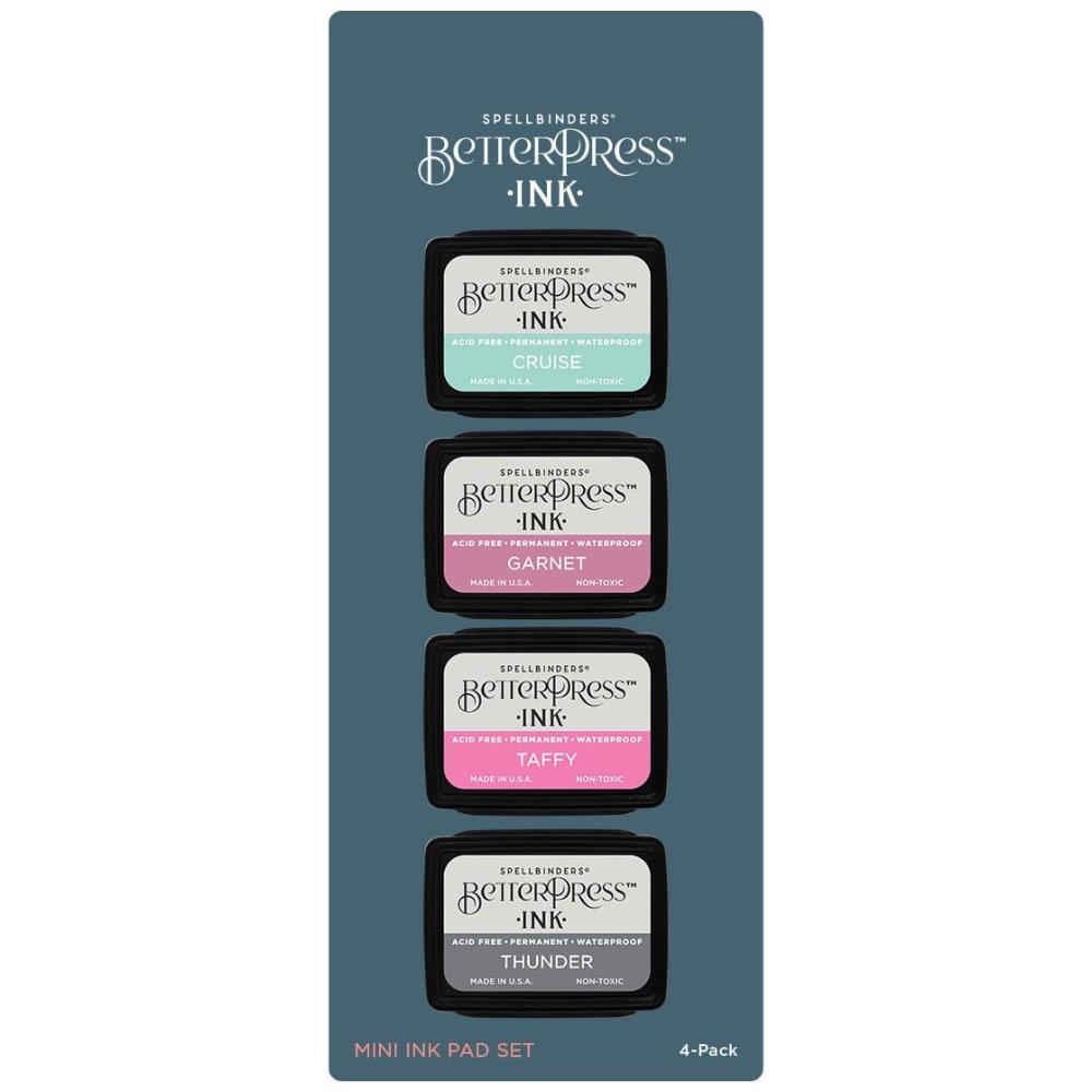 Spellbinders Betterpress Mini Ink Set - Jet Set