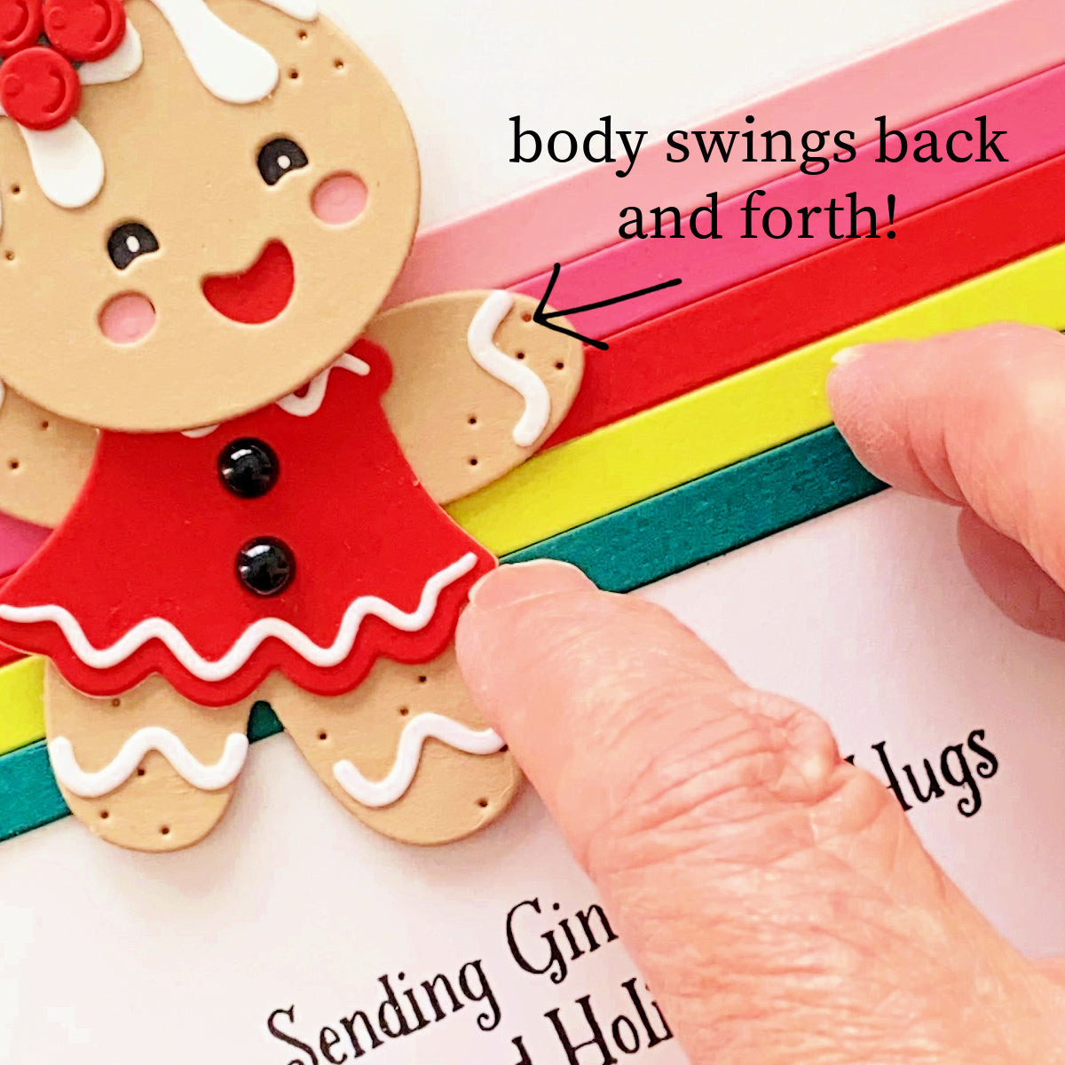 Tag a Long med Birgit - Dancin' Gingerbread Tags