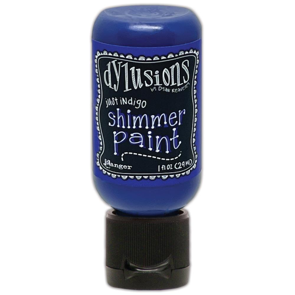 Dylusions - Acrylic - Shimmer Paint - Just Indigo