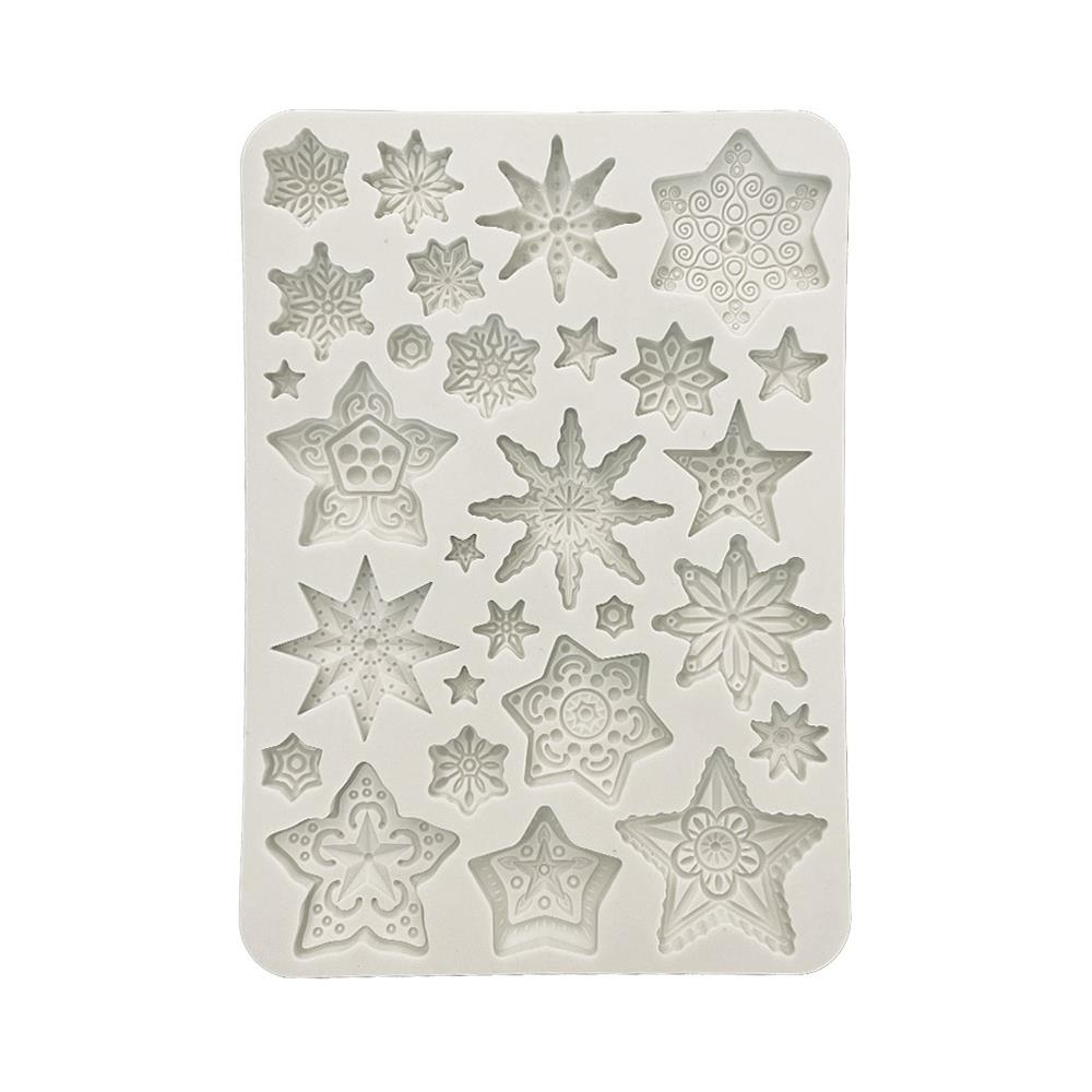 Stamperia  - Gear up for christmas - Silicon Mould -  Stars - A5