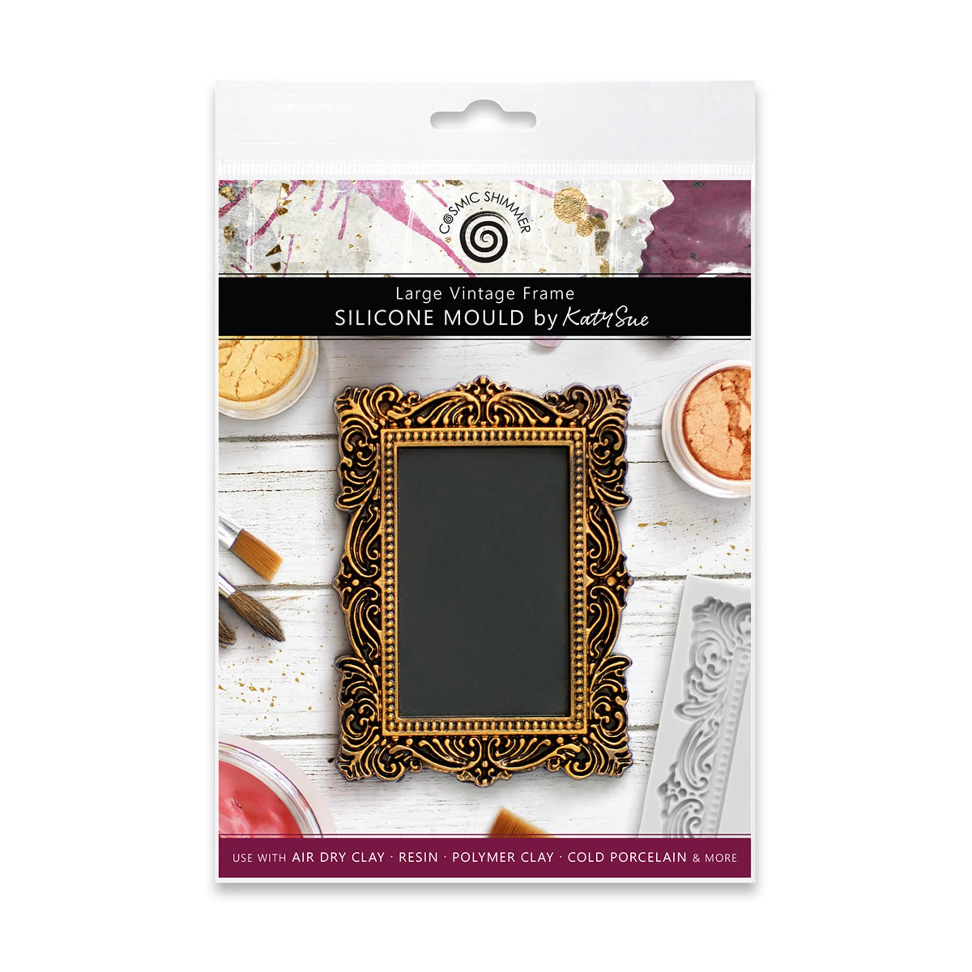 Kathy Sue Designs - Silicone Mould - Large Vintage Frame