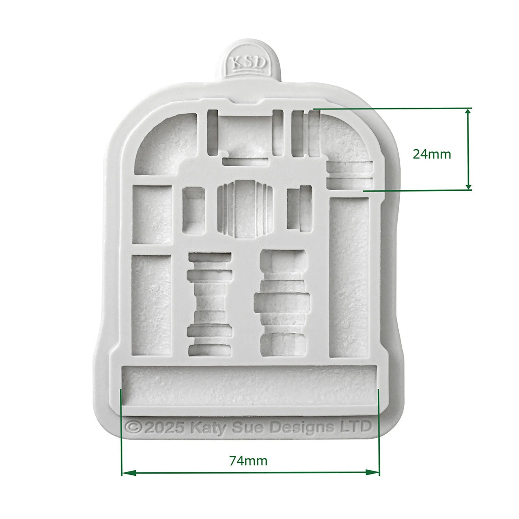 Kathy Sue Designs - Silicone Mould - Petite Pipeworks