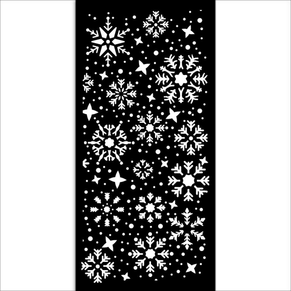 Stamperia - Gear up for christmas - Stencil - Snowflakes