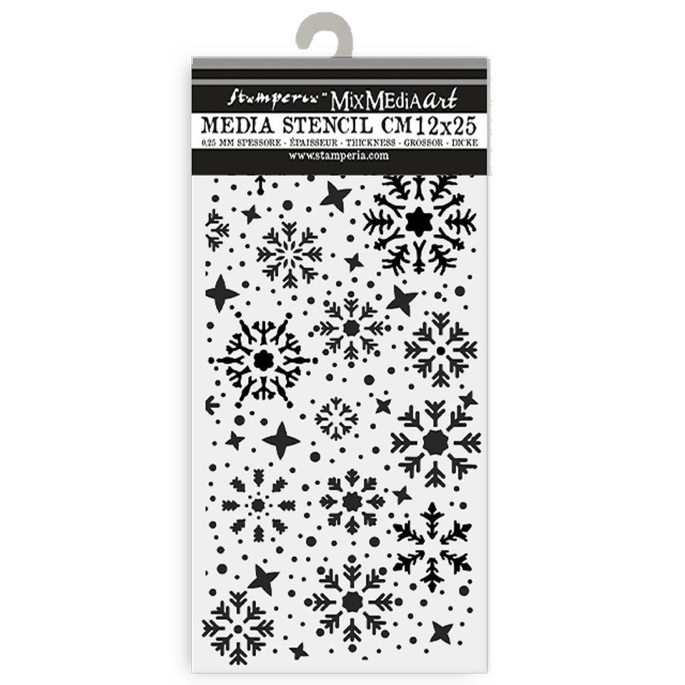 Stamperia - Gear up for christmas - Stencil - Snowflakes