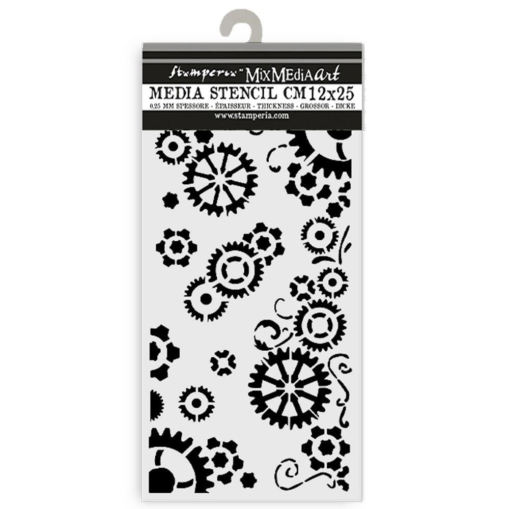 Stamperia - Gear up for christmas - Stencil - Gears