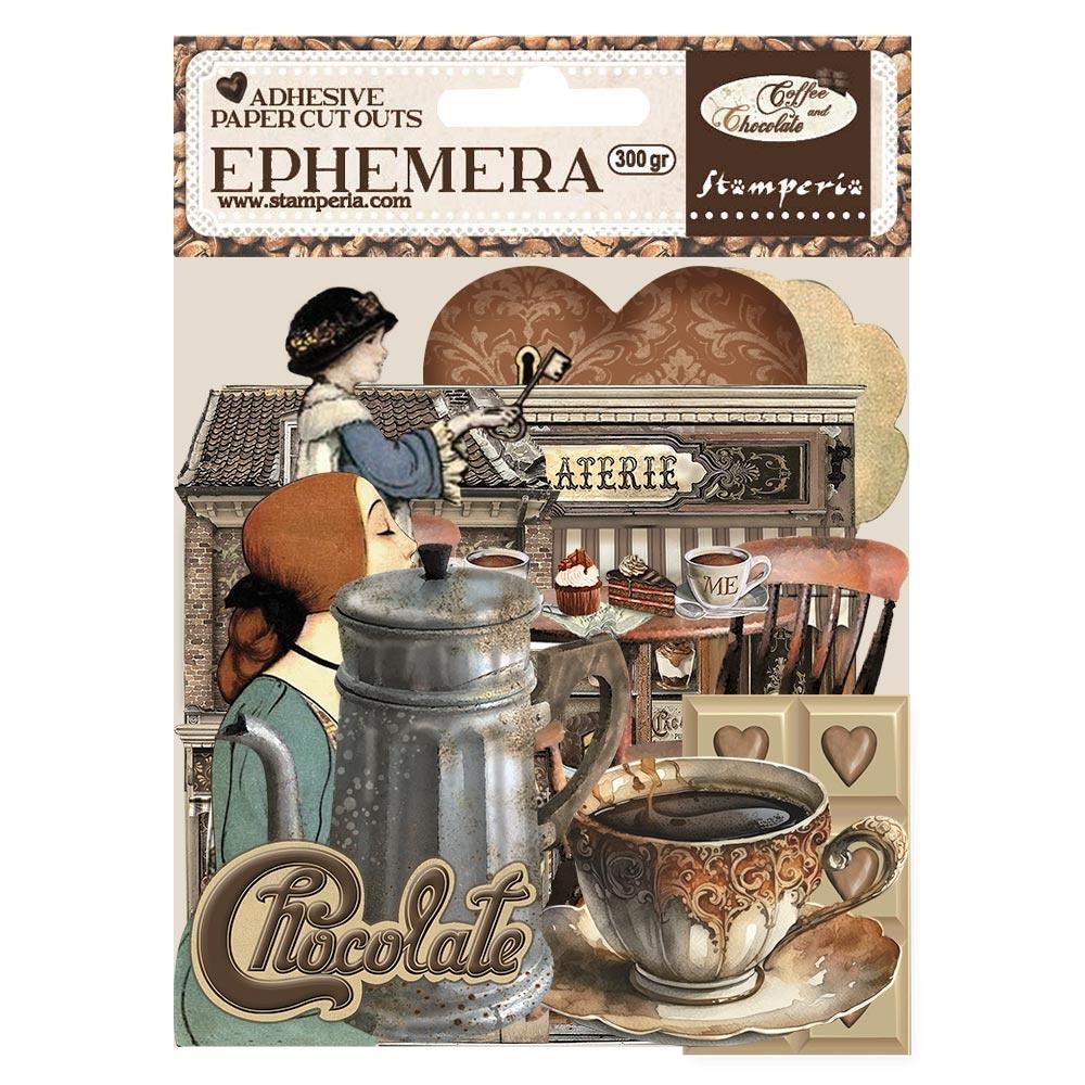 Stamperia  - Coffe and chocolate -  Adhesive Ephemera