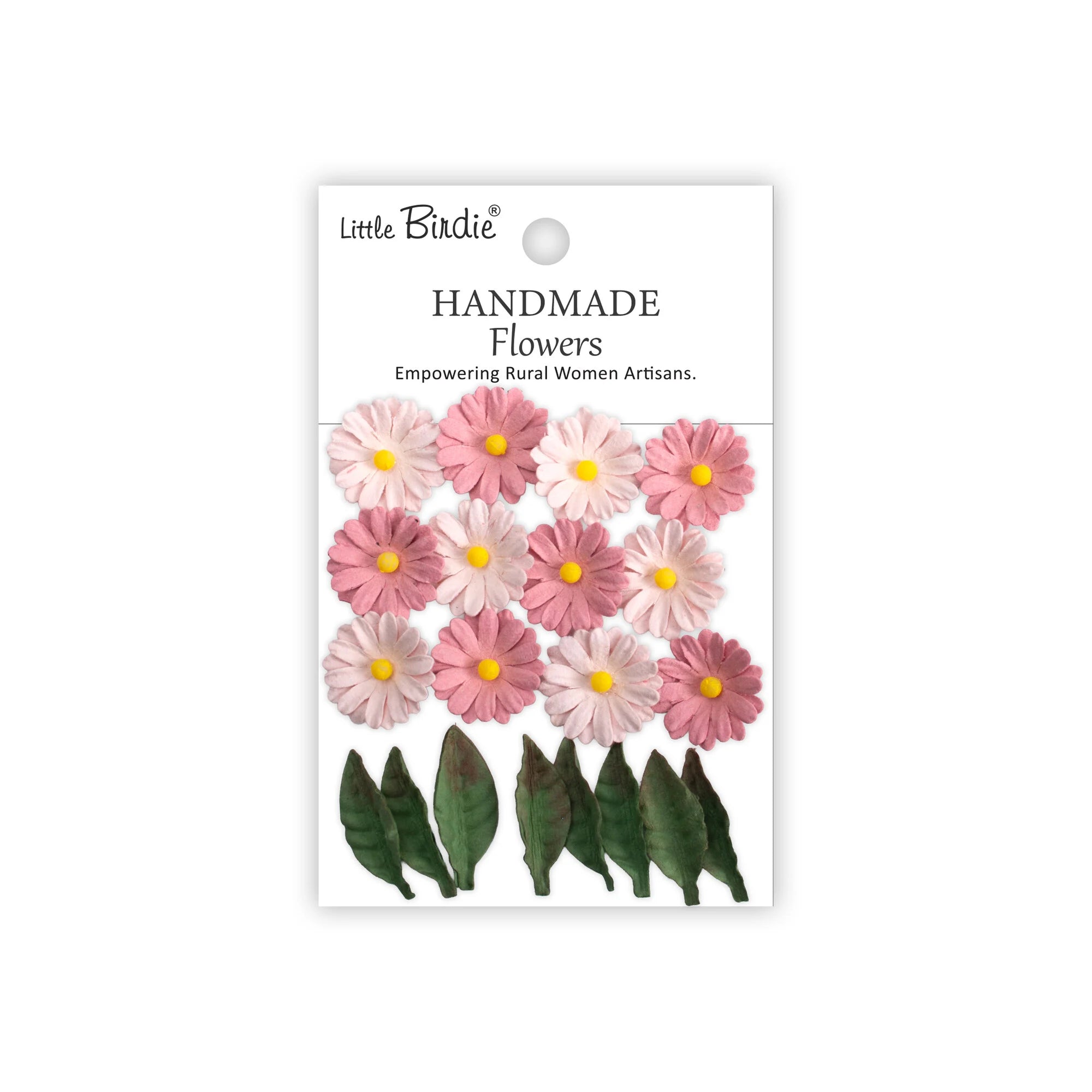 Little Birdie - Cyra - paper flowers  - Pink Passion