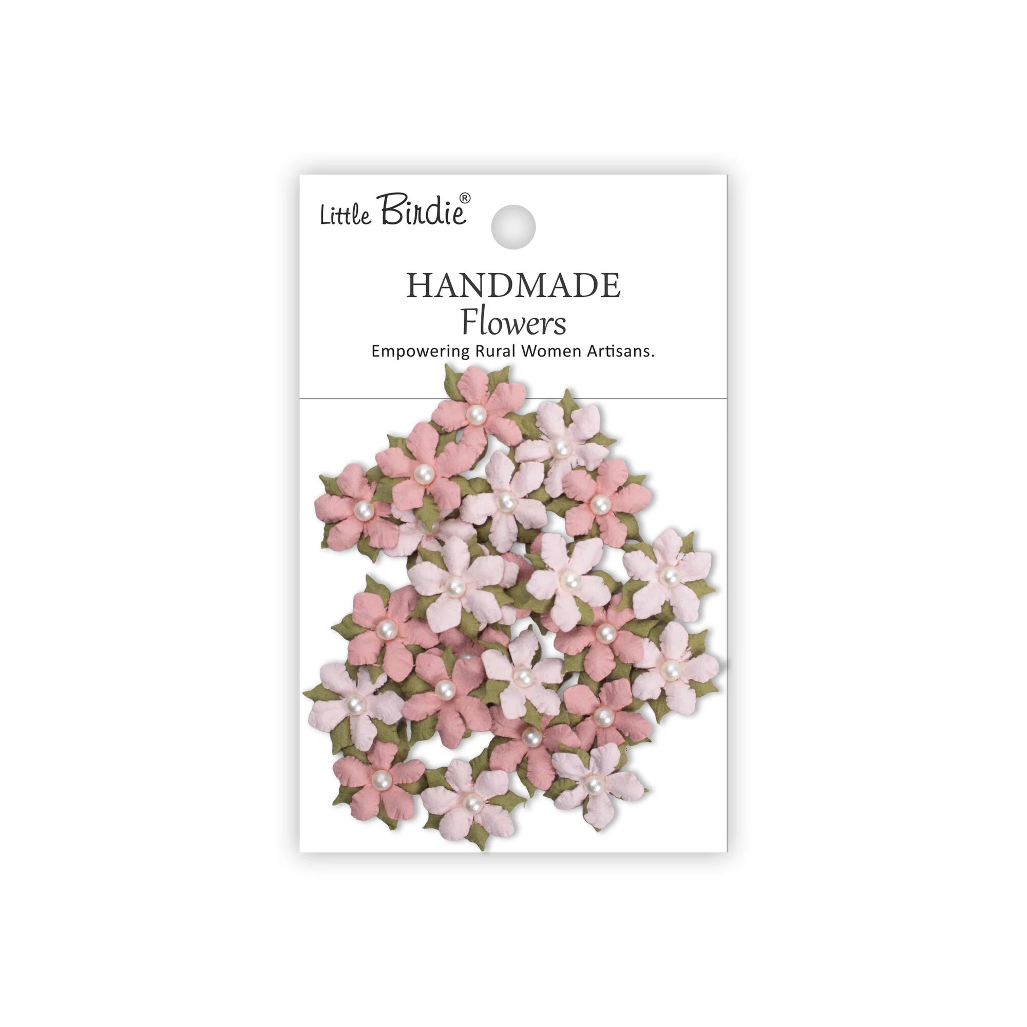 Little Birdie - Elira - paper flowers  - Pink Passion