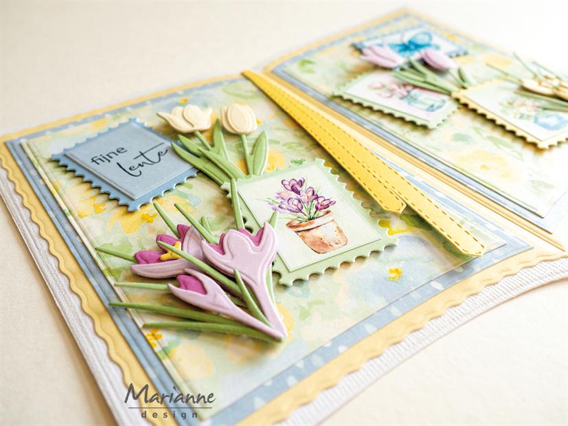 Marianne Design - Utklippsark - Stamps Spring