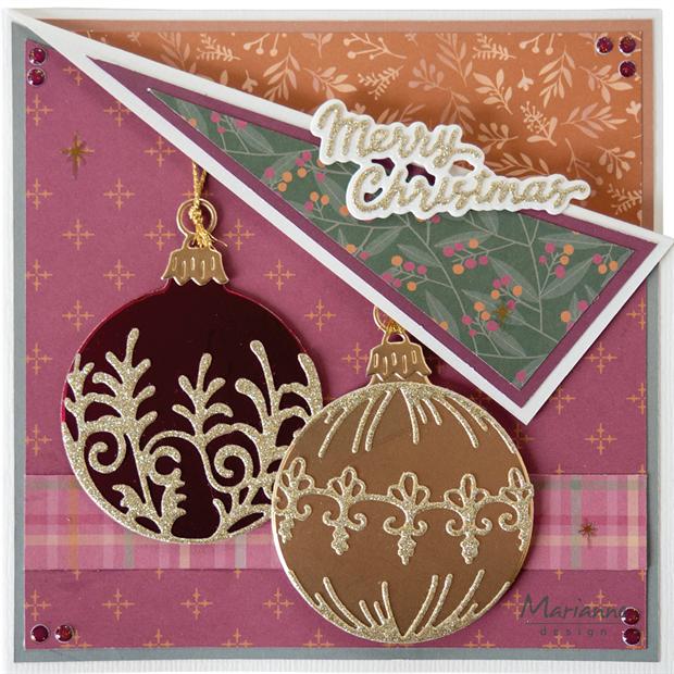 Marianne Design - Dies - Christmas Baubles (round)