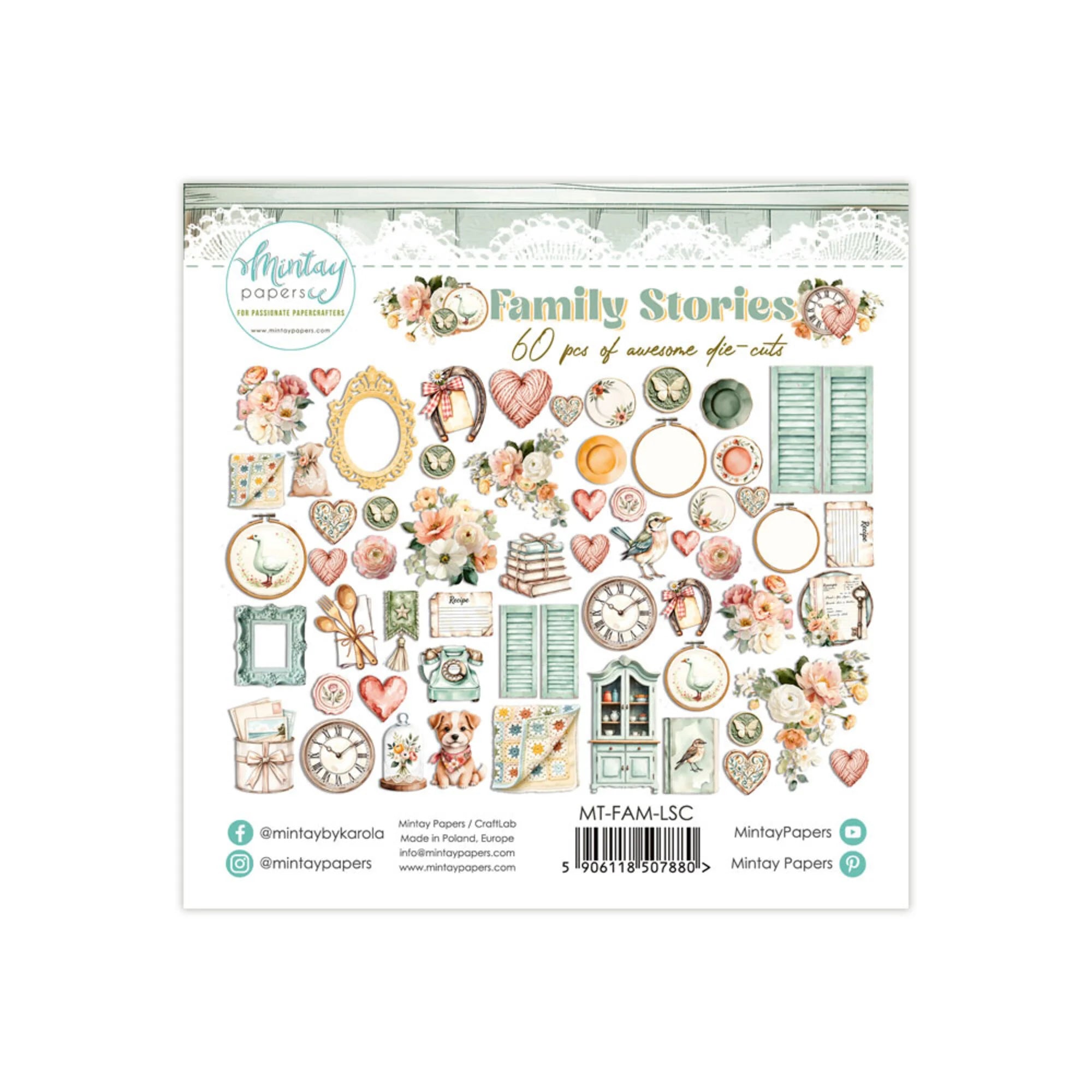 Mintay Papers - Family Stories - Die cuts