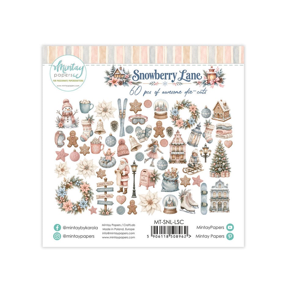 Mintay Papers - Snowberry Lane - Die-Cuts
